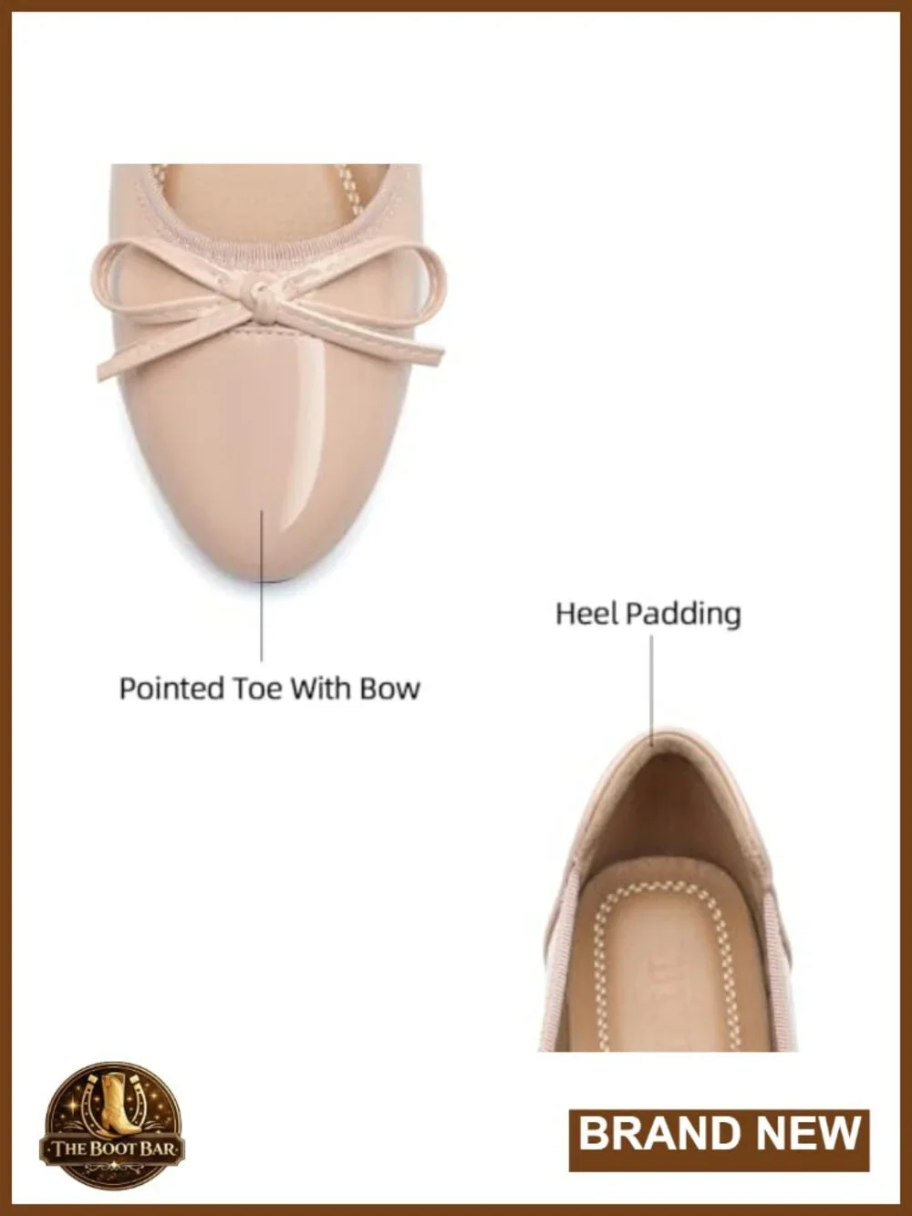 Women's Ballet Flats Business Office Work Dress Shoes Comfortable Dressy Flat